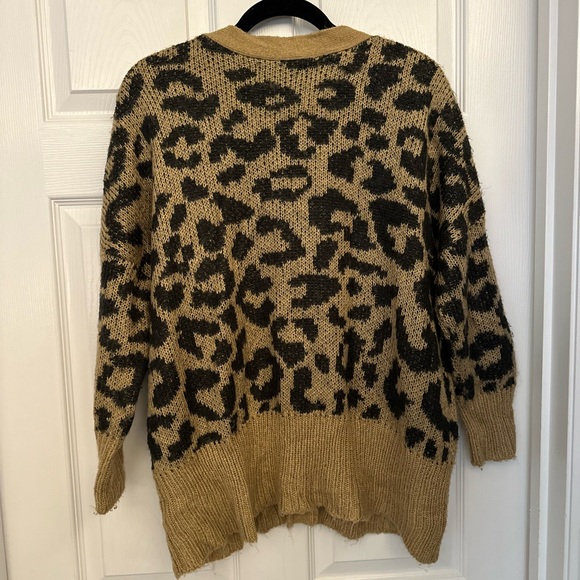WildFox animal print cardigan - Picture 6 of 6